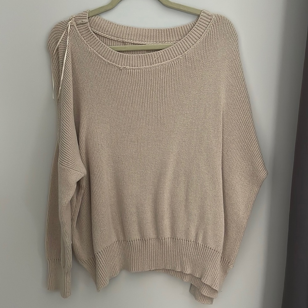 Tan sweater